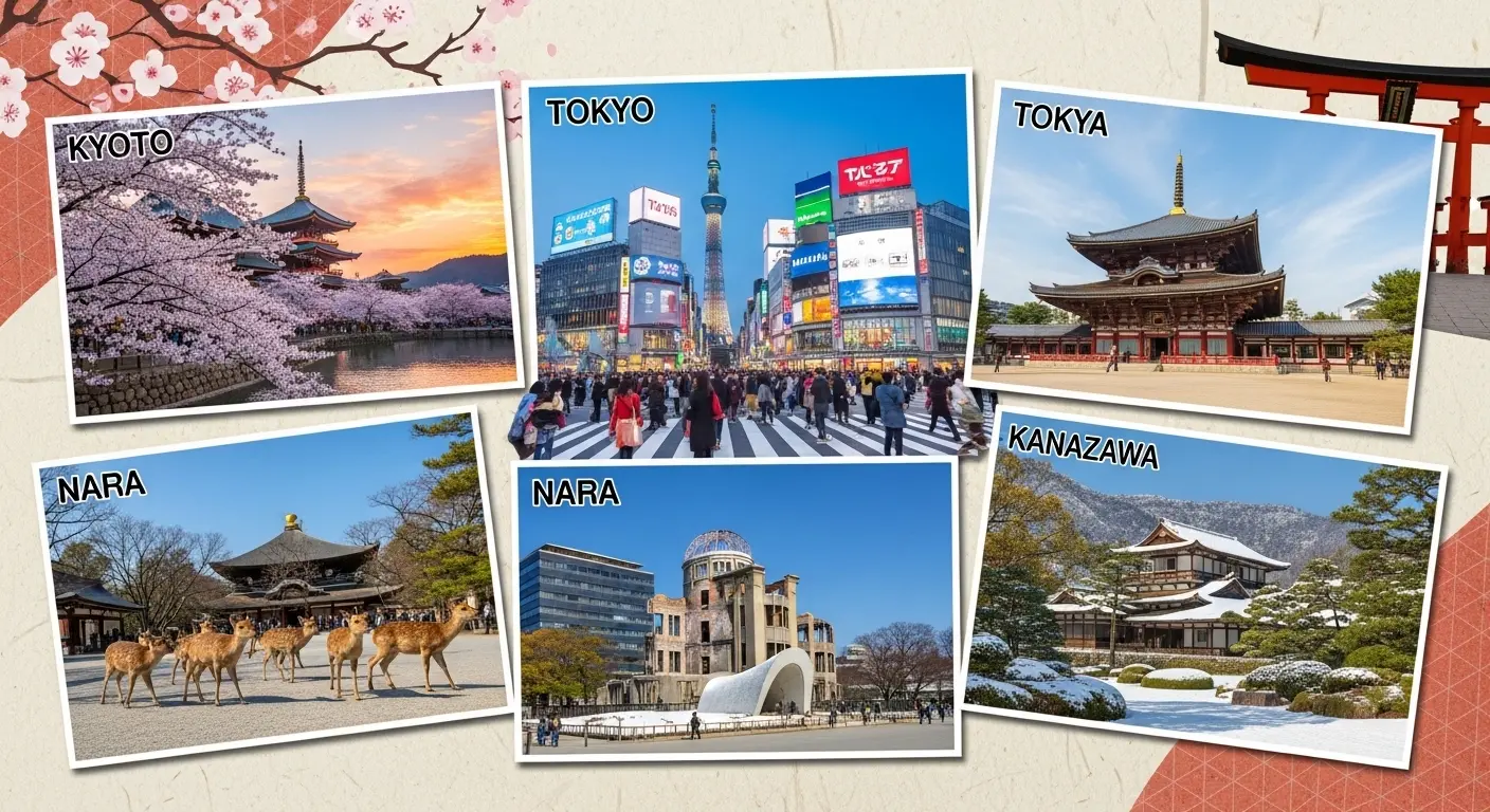 Tourist Cities in Japan